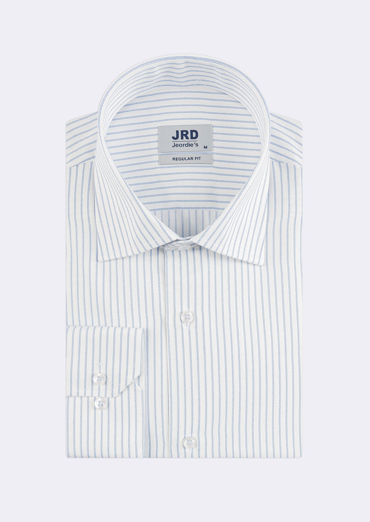 White - Blue Long Sleeve Shirt