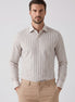 White - Beige Long Sleeve Shirt