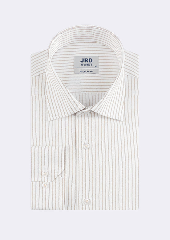 White - Beige Long Sleeve Shirt