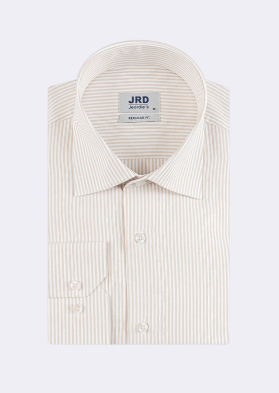 White - Beige Long Sleeve Shirt