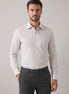 White - Beige Long Sleeve Shirt