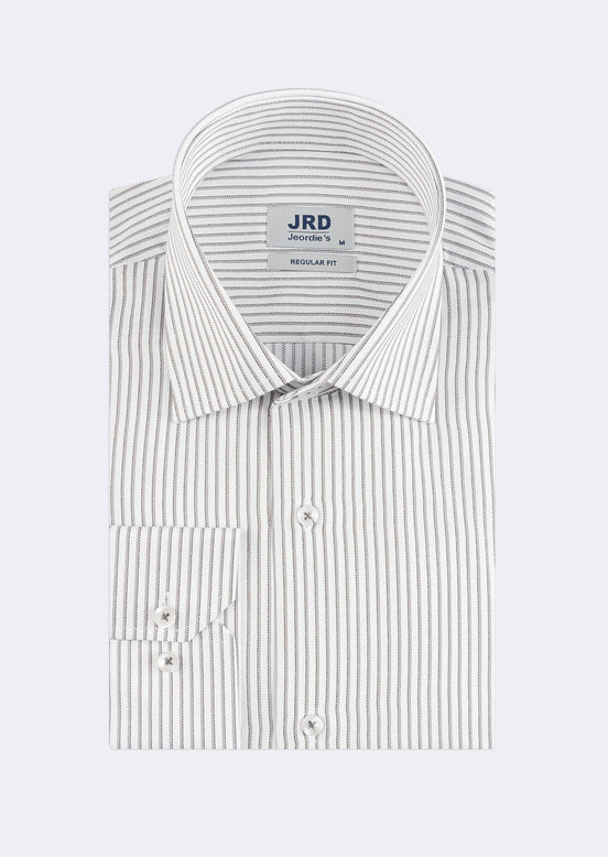 White - Grey Long Sleeve Shirt