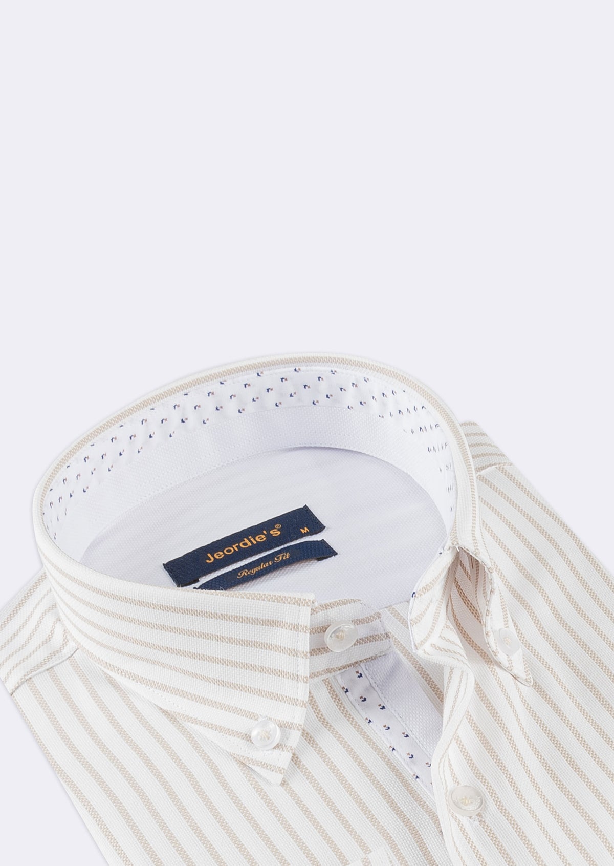 White - Beige Long Sleeve Shirt