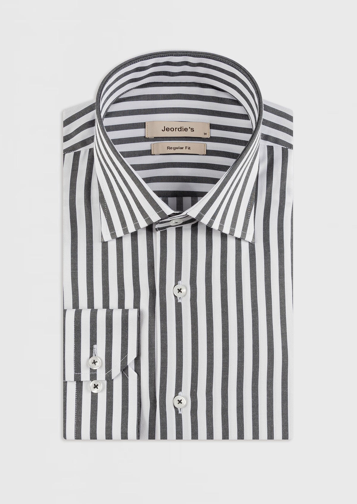 White - Black Long Sleeve Shirt
