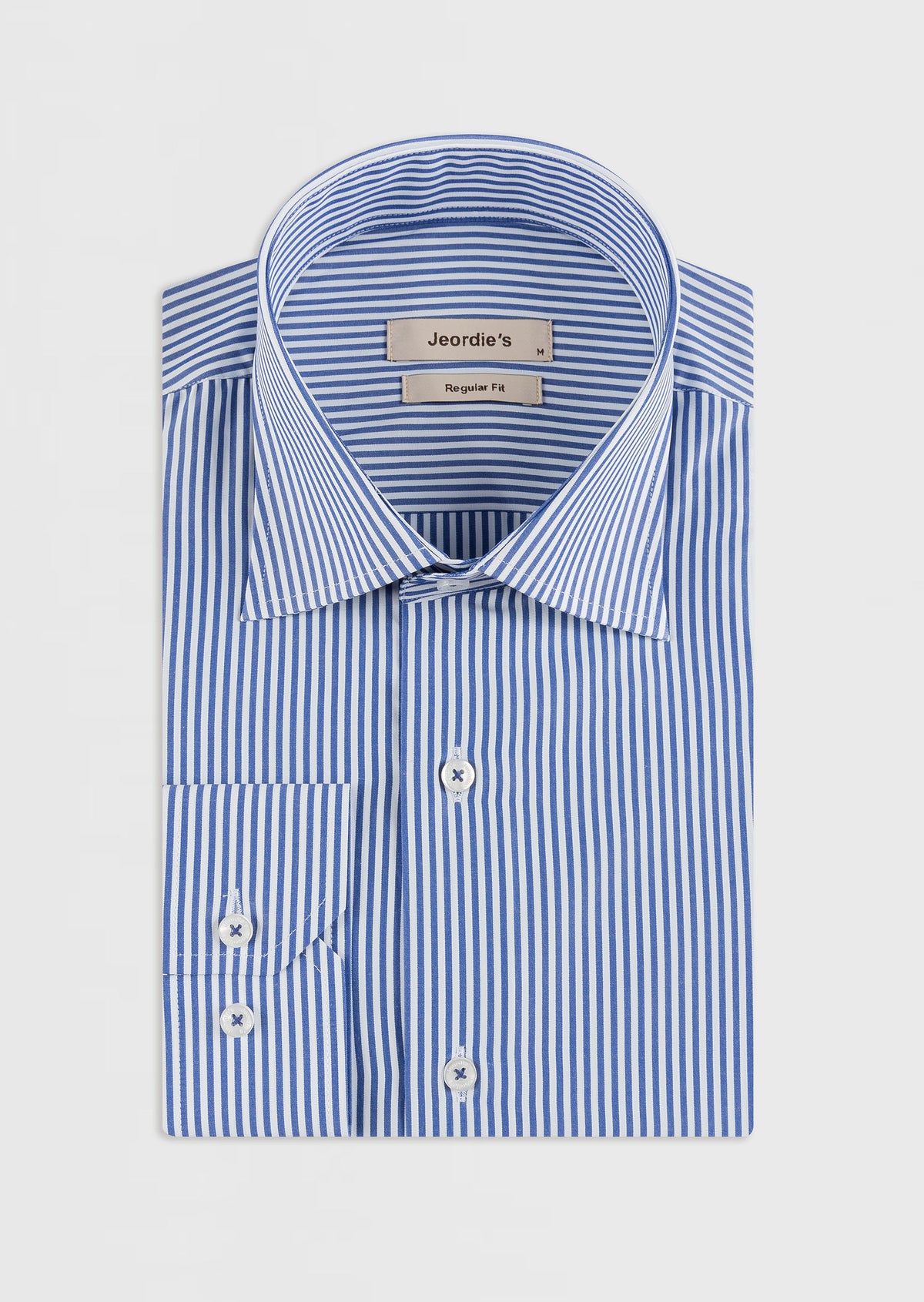 White - Navy Long Sleeve Shirt