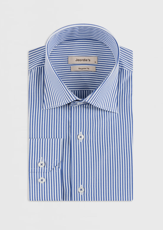White - Navy Long Sleeve Shirt