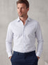 White - Navy Long Sleeve Shirt