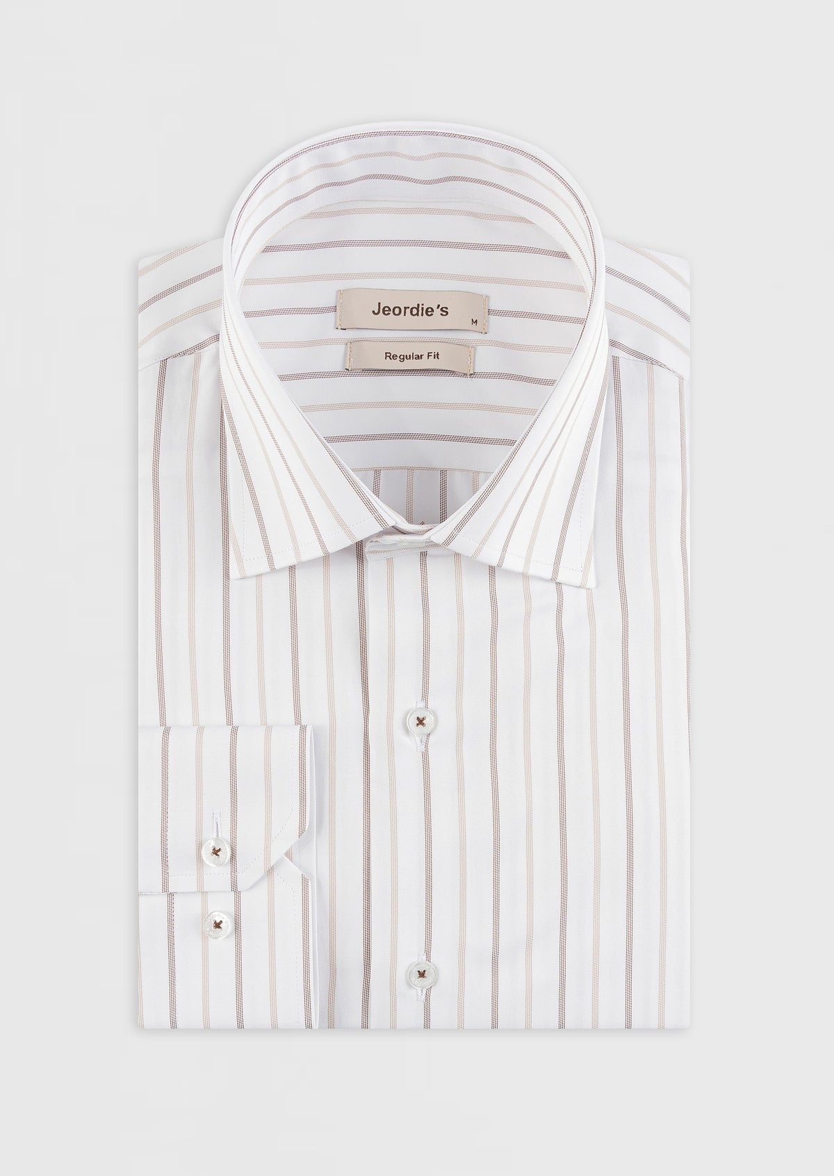 White - Beige Long Sleeve Shirt