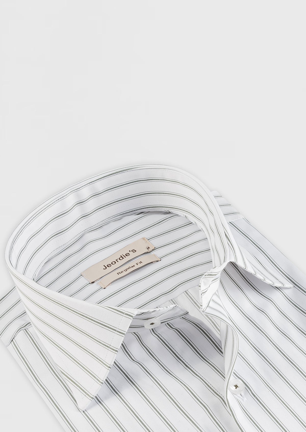 White - Khaki Long Sleeve Shirt