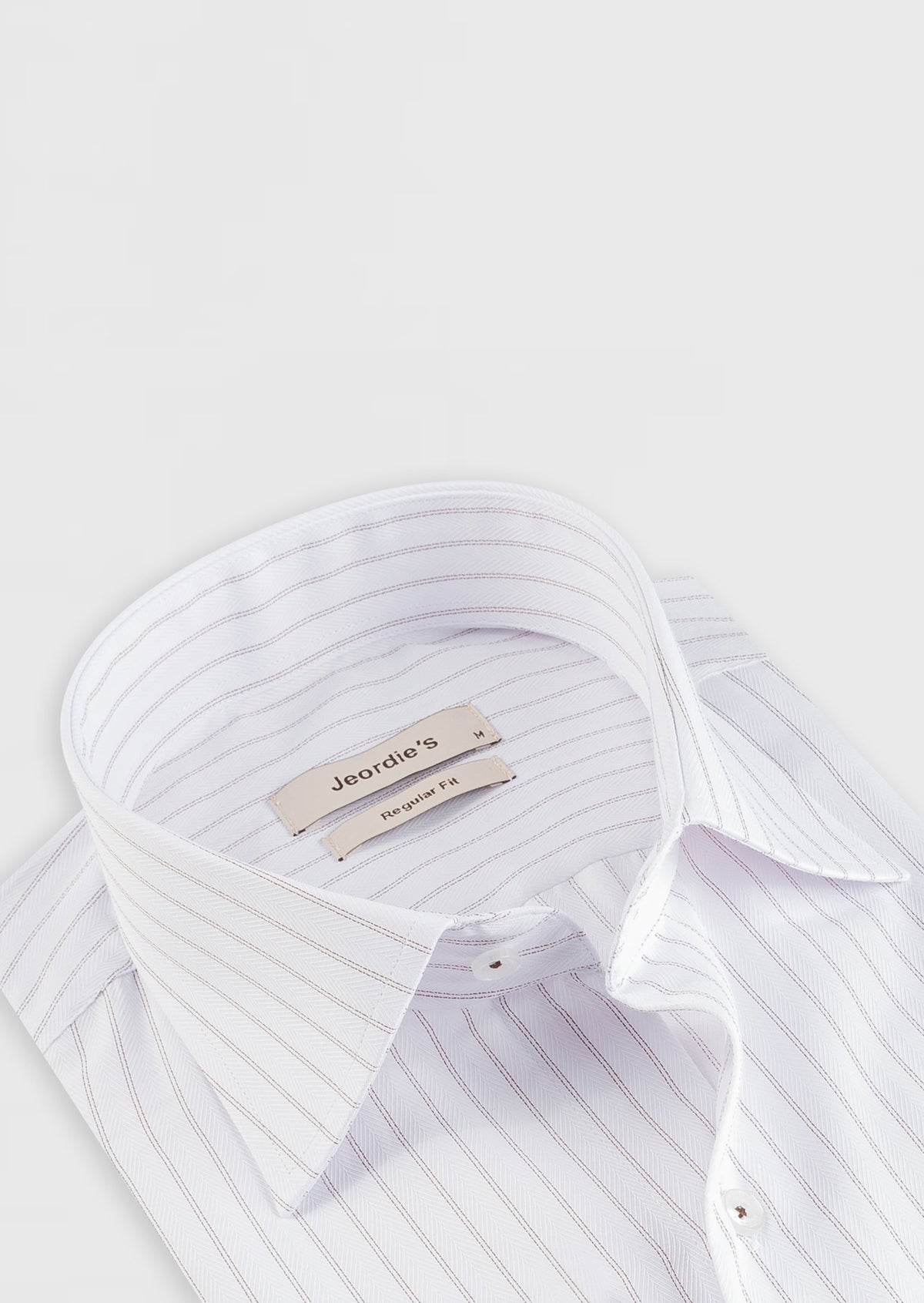 White - Brown Long Sleeve Shirt