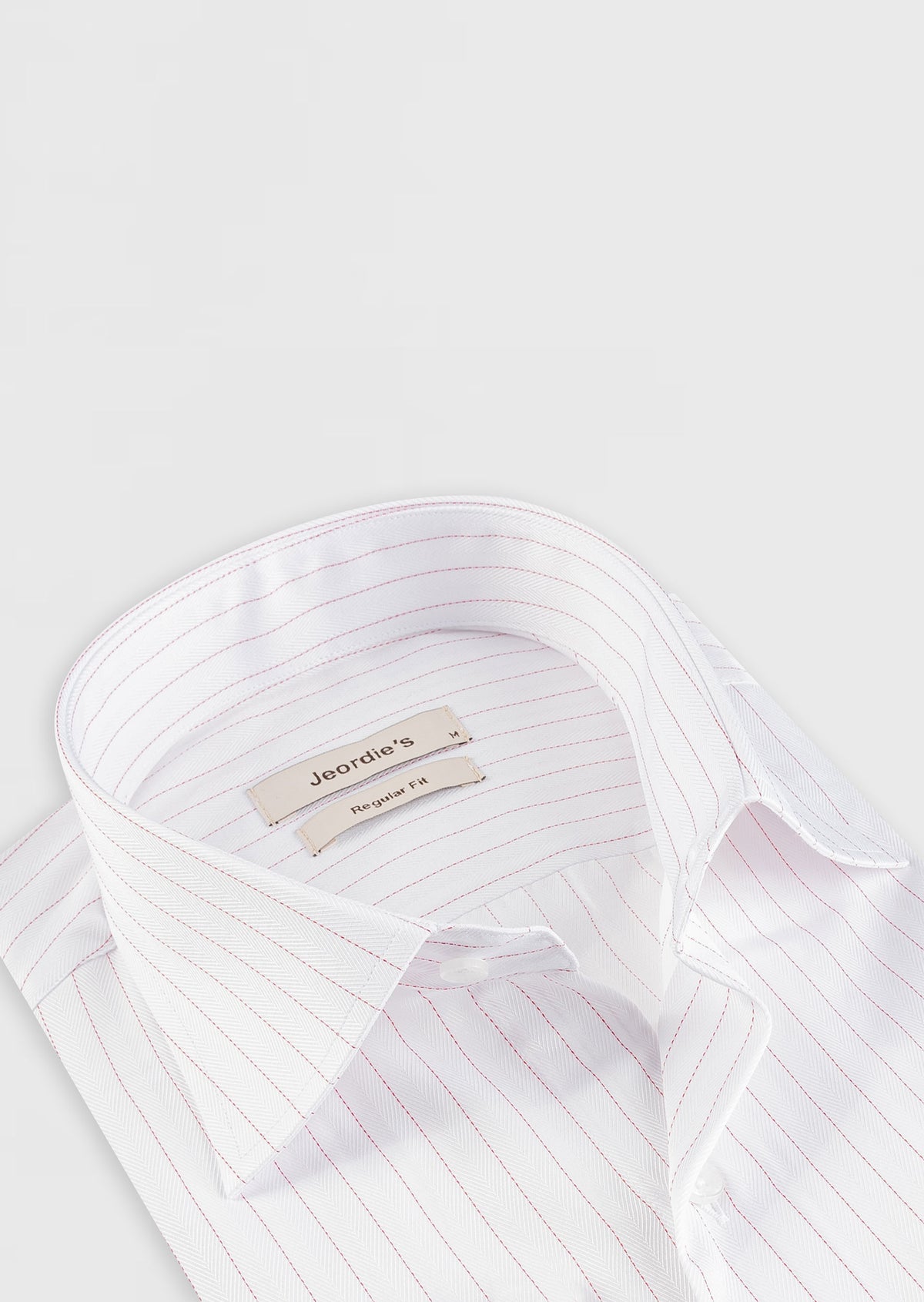 White - Burgundy Long Sleeve Shirt