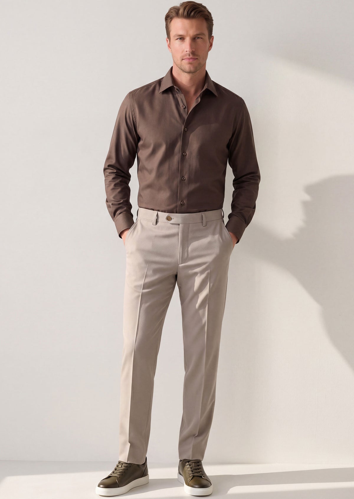 Brown Plain Shirt