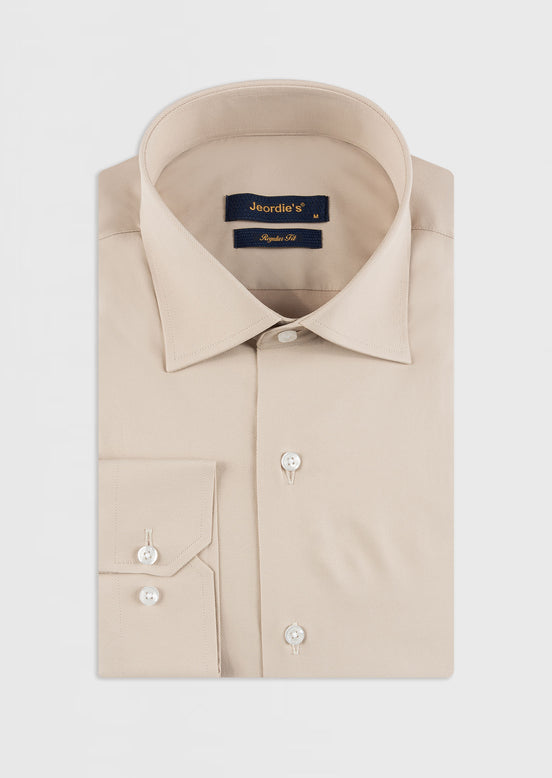 Beige Plain Shirt