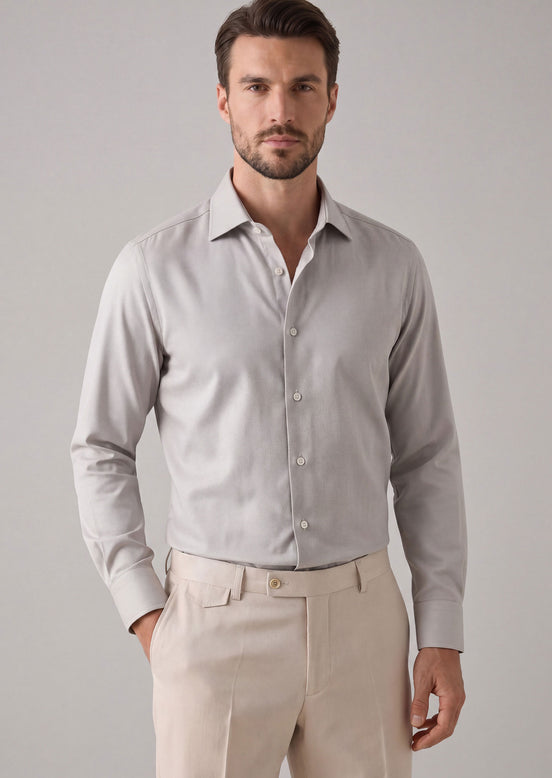 Grey Plain Shirt