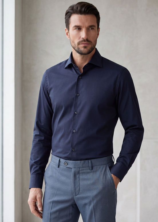Navy Plain Shirt