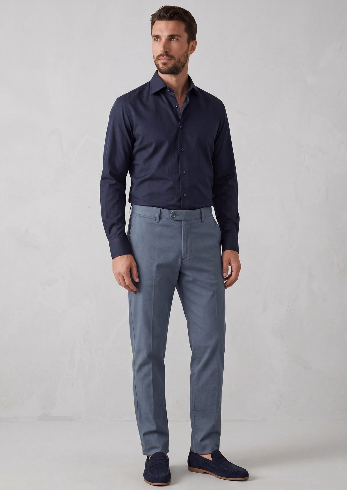 Navy Plain Shirt