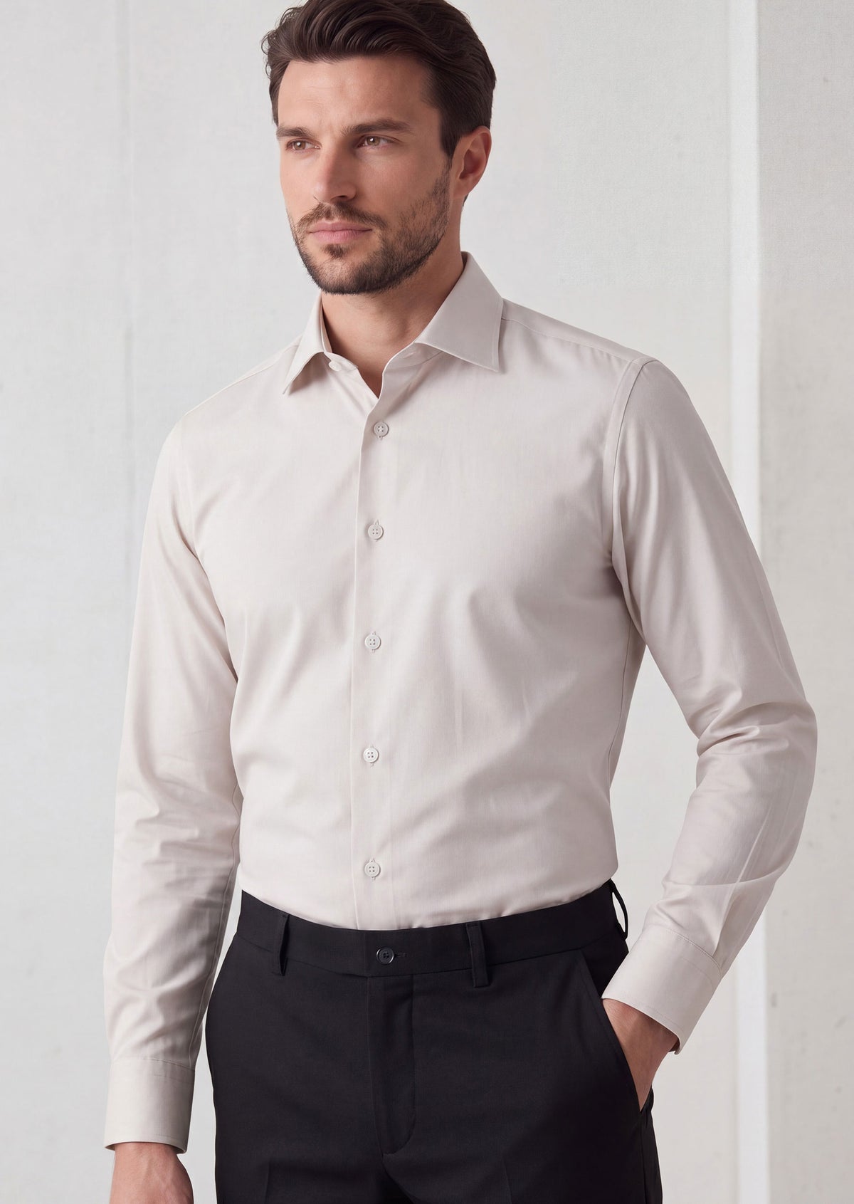 Grey Long Sleeve Shirt