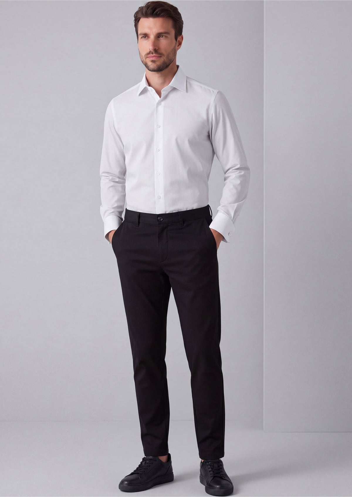 Light Grey Long Sleeve Shirt