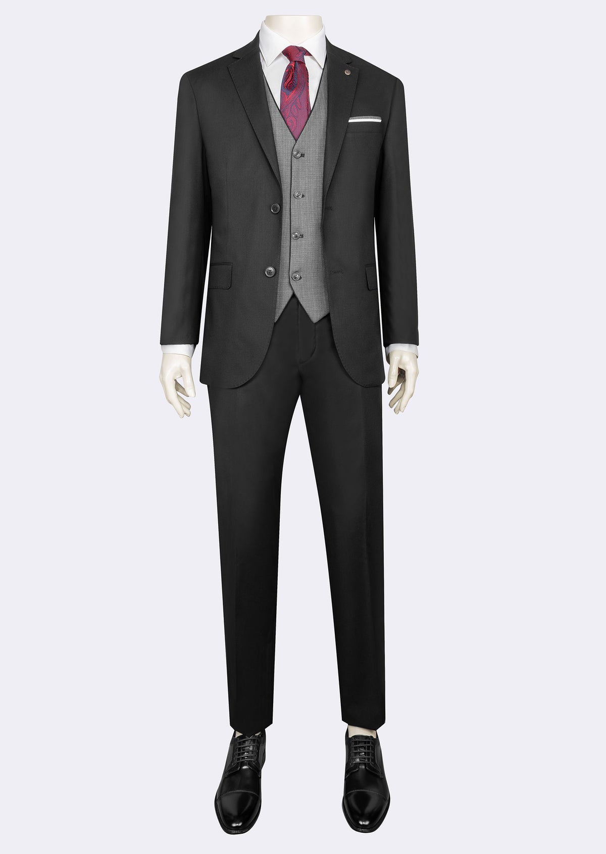 Black Three-Piece Suit