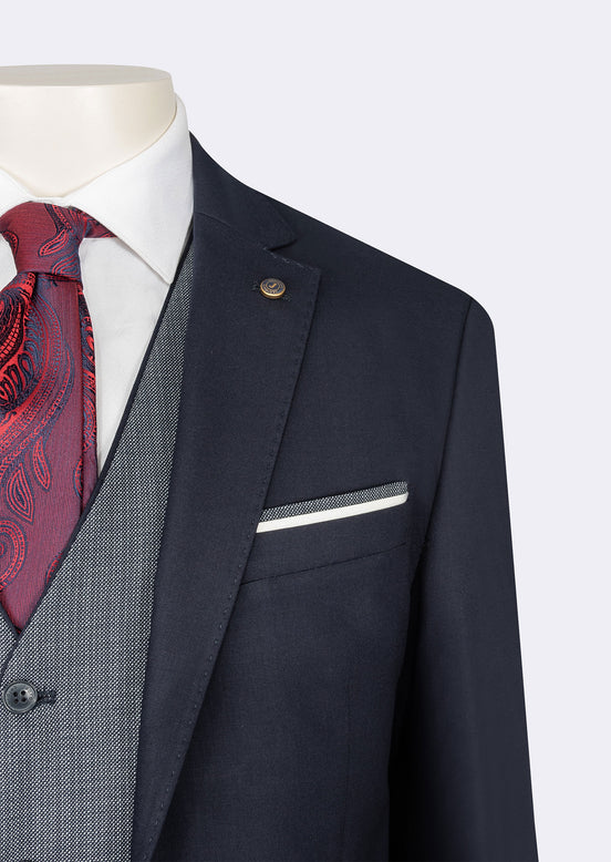 Light Navy Three-Piece Suit