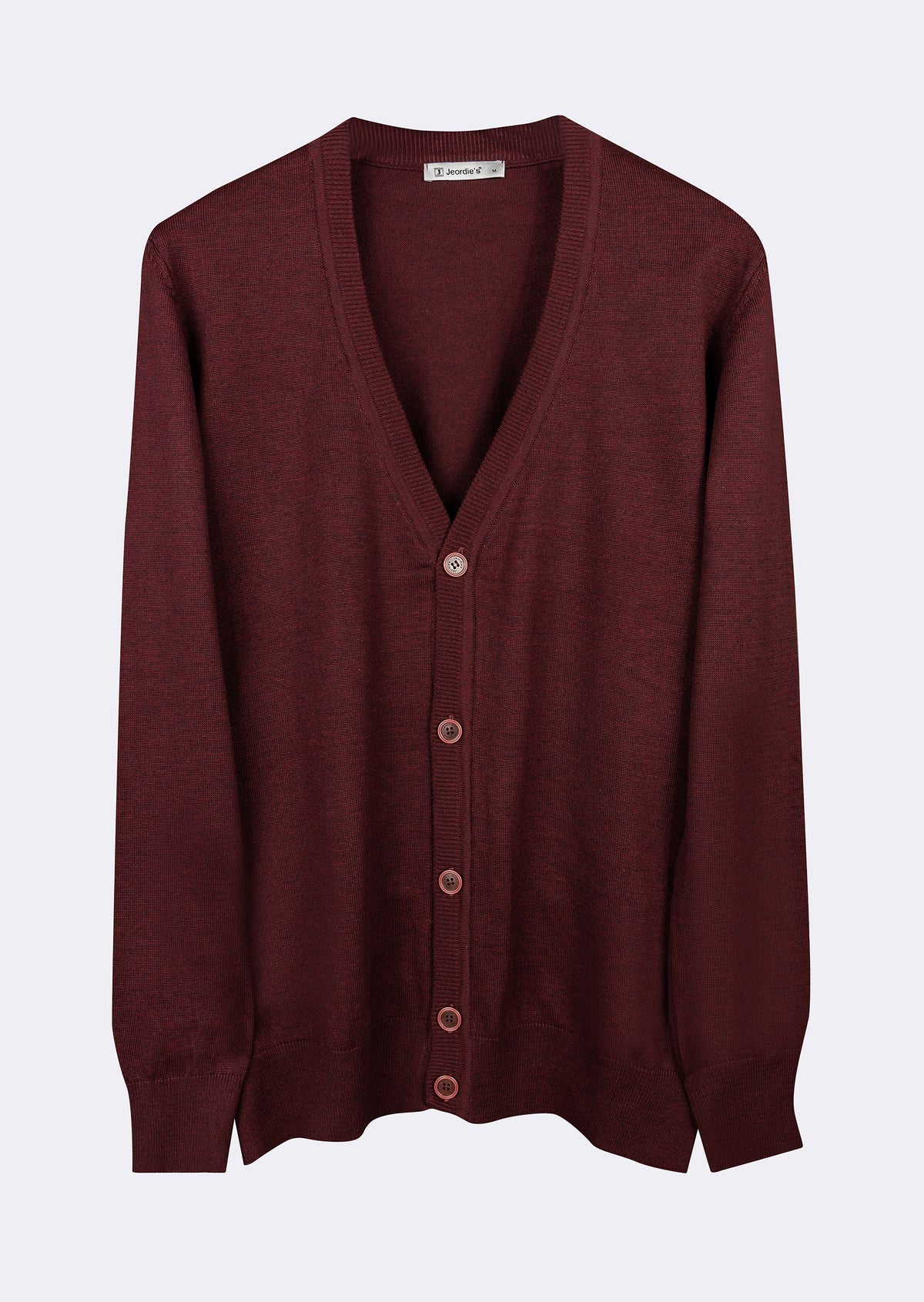 Dark Burgundy Melange Knitwear
