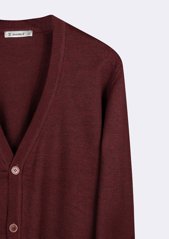 Dark Burgundy Melange Knitwear