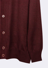 Dark Burgundy Melange Knitwear