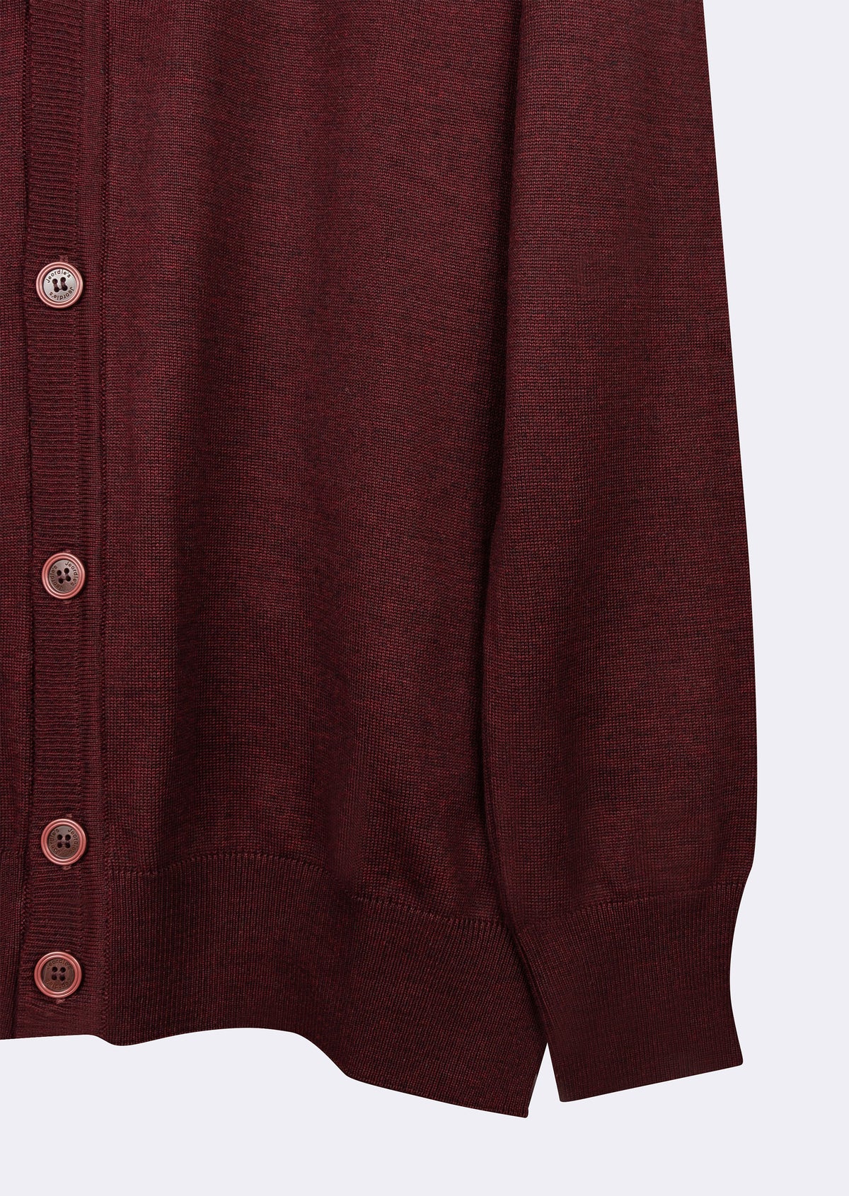 Dark Burgundy Melange Knitwear
