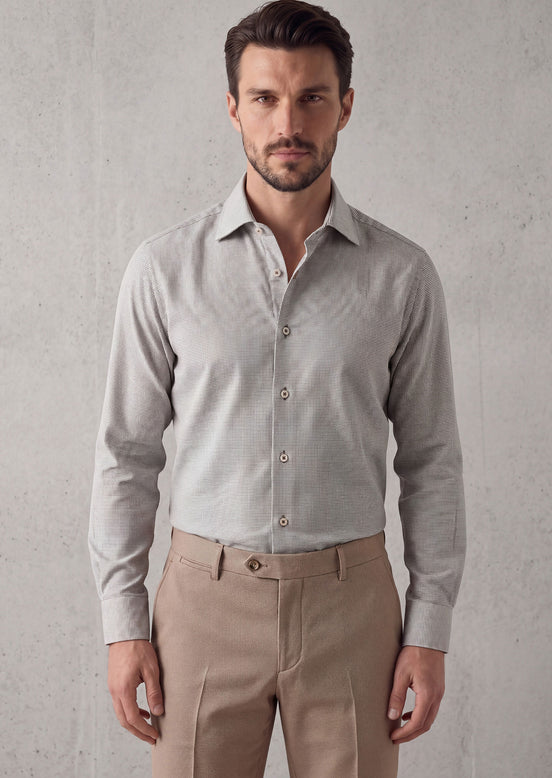Brown Long Sleeve Shirt