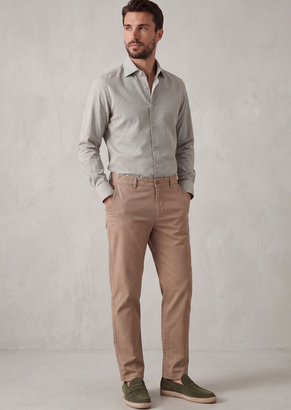 Brown Long Sleeve Shirt