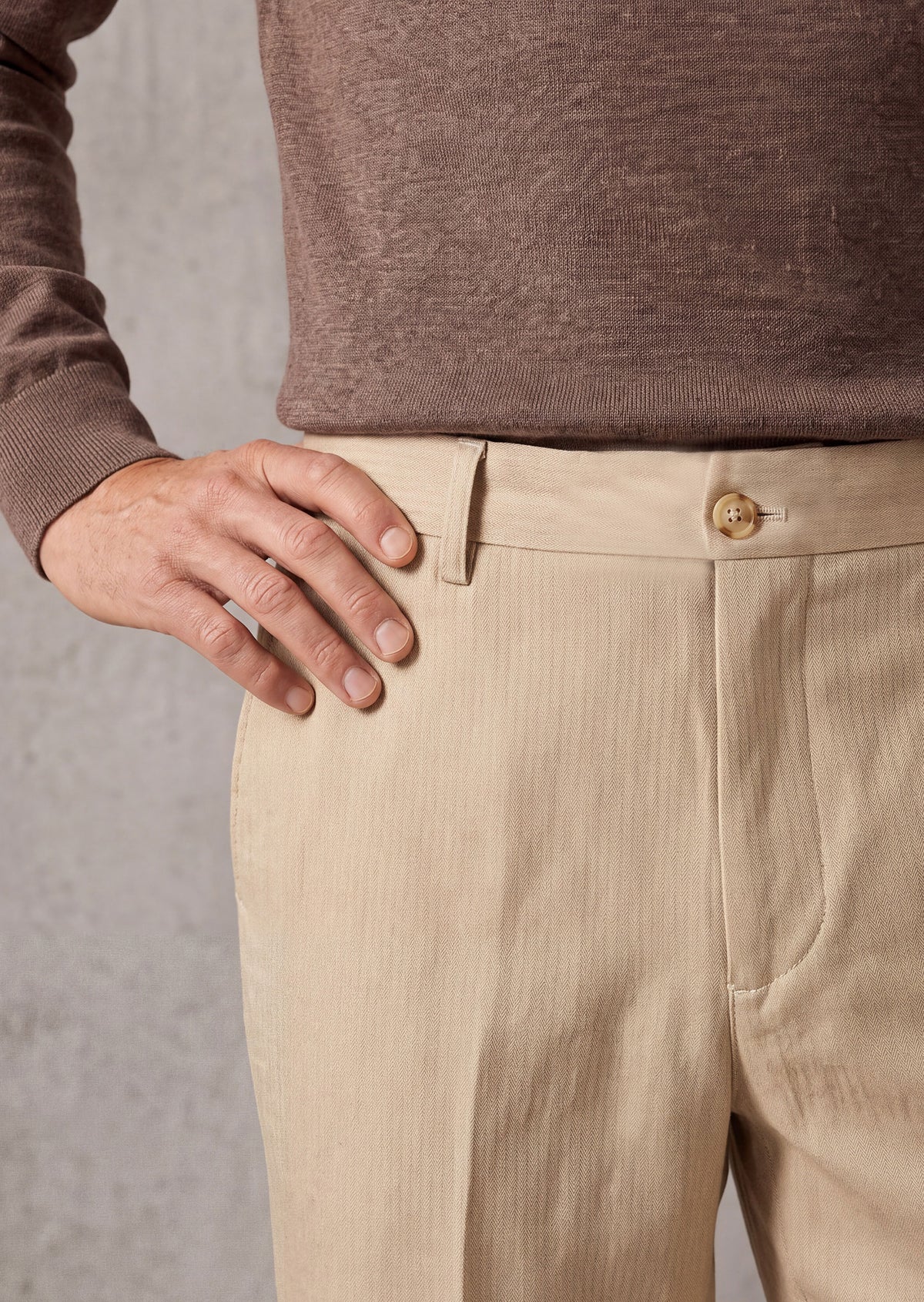 Beige Chino & Casual Pant