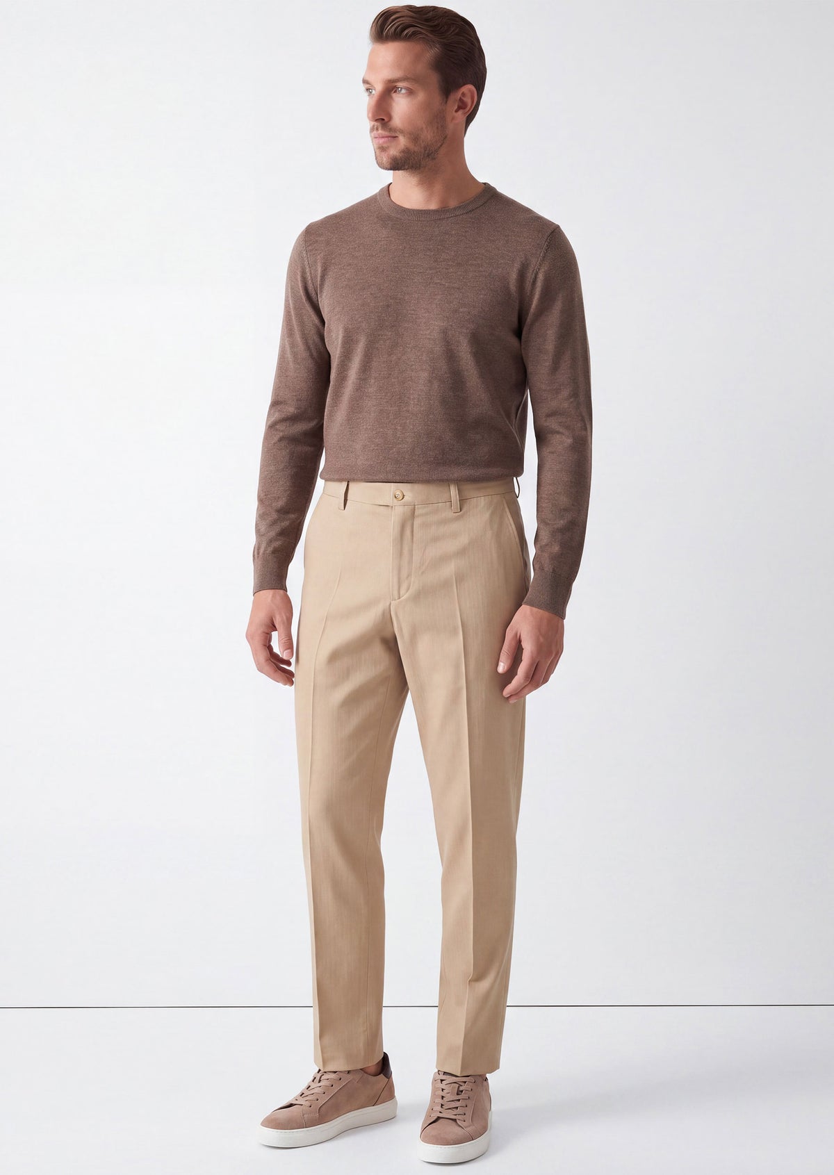 Beige Chino & Casual Pant