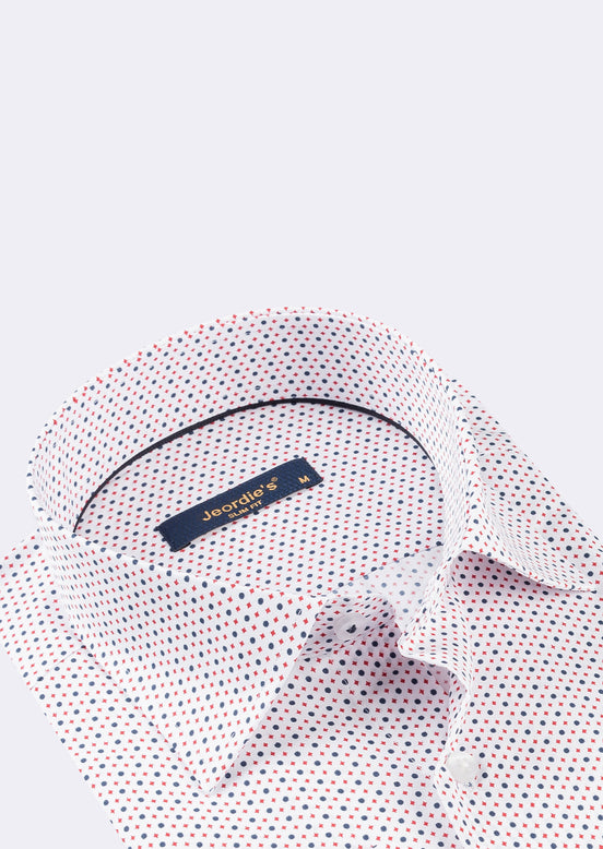 White - Red Long Sleeve Shirt
