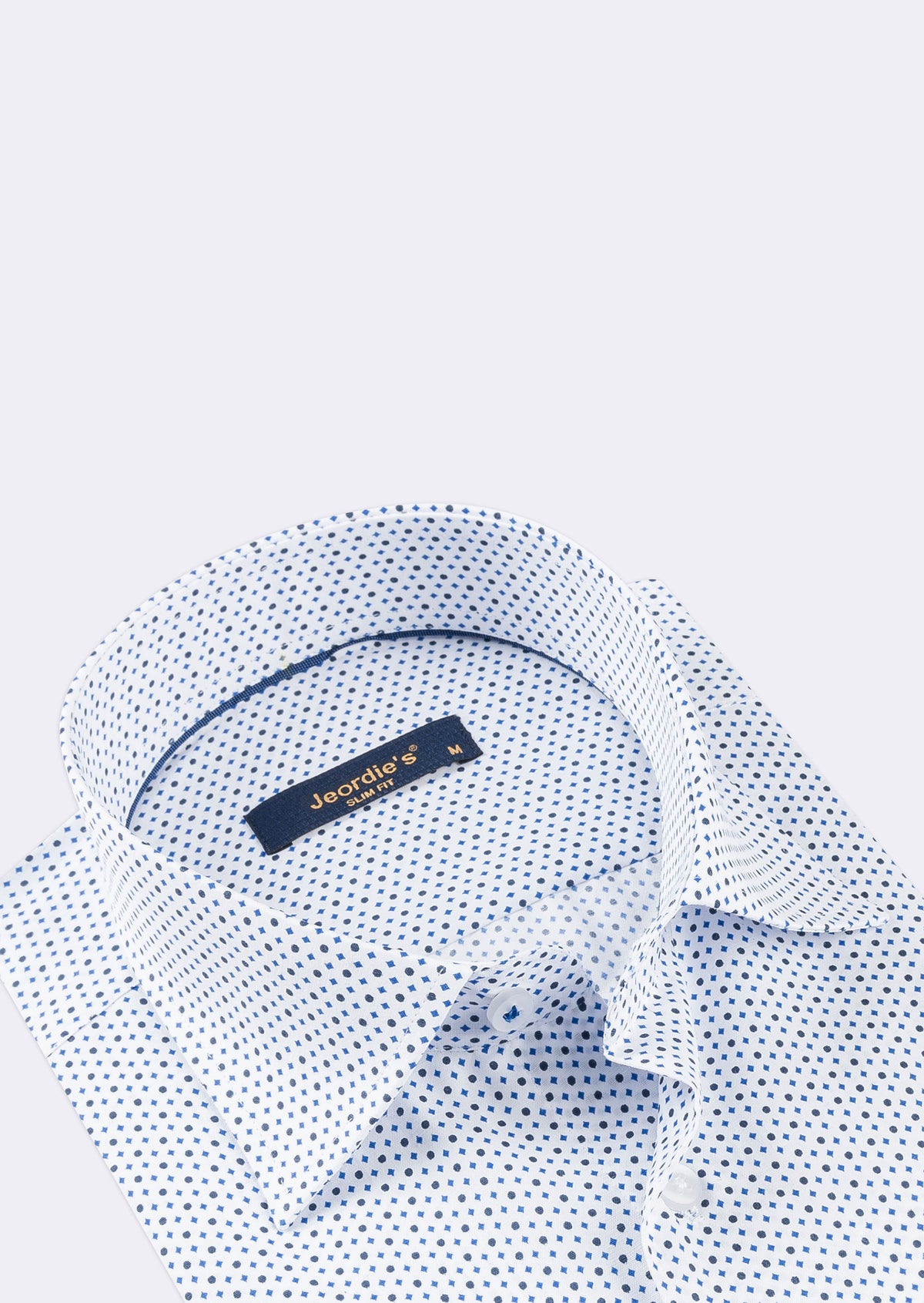 White - Blue Long Sleeve Shirt
