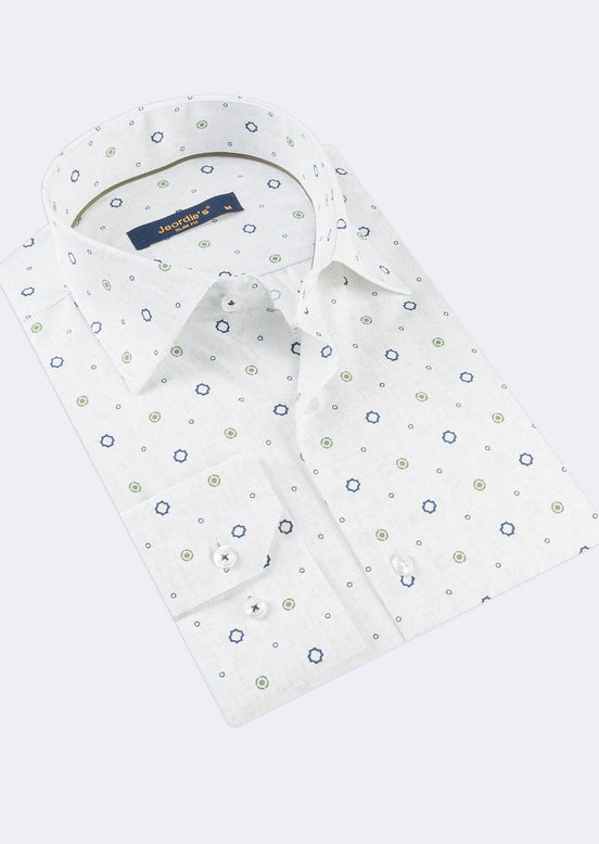 Green - Navy Long Sleeve Shirt