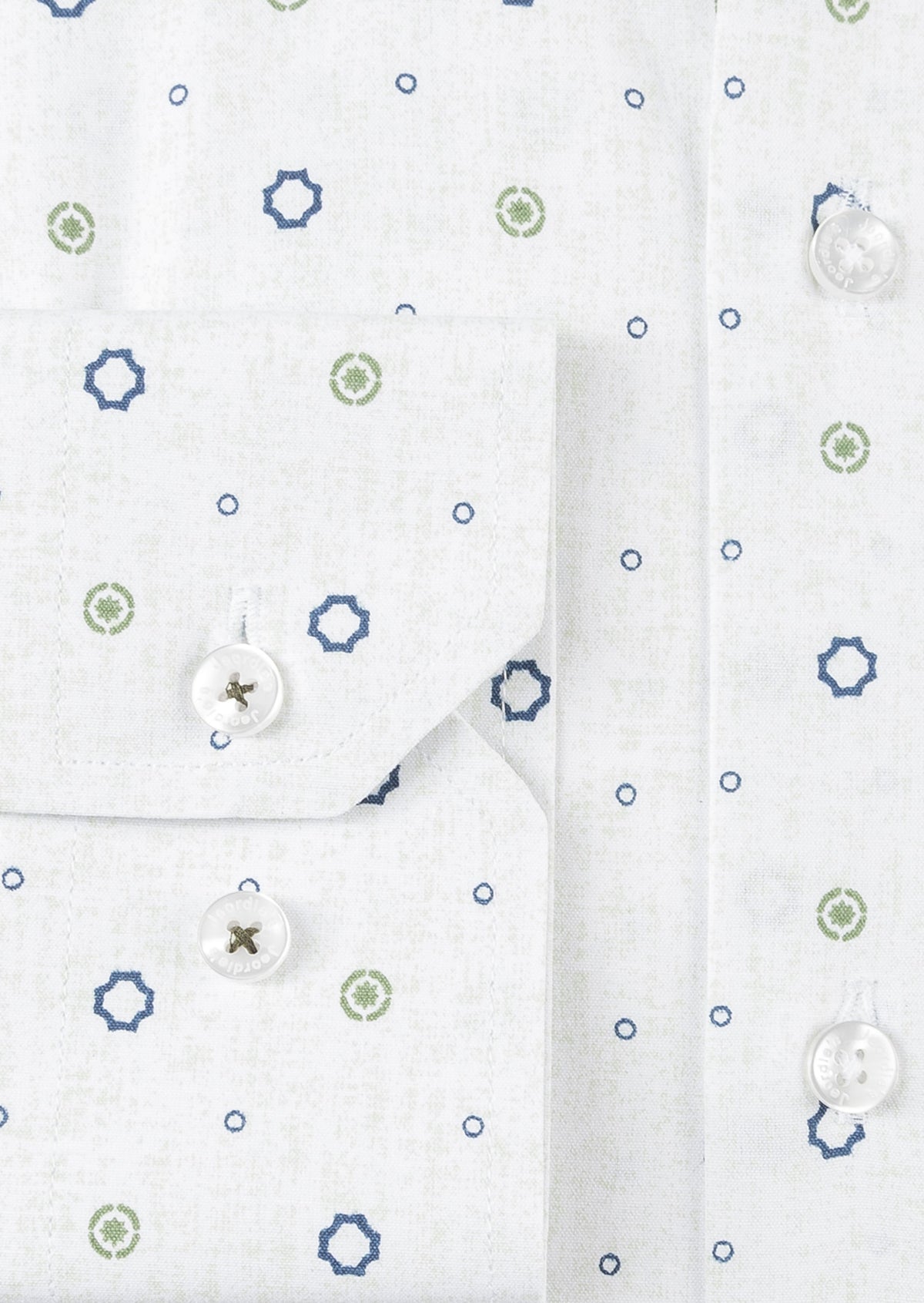 Green - Navy Long Sleeve Shirt
