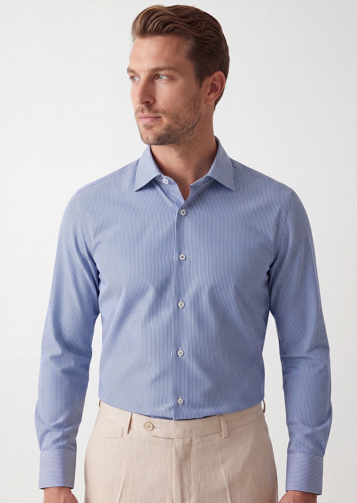 Sax Blue Long Sleeve Shirt