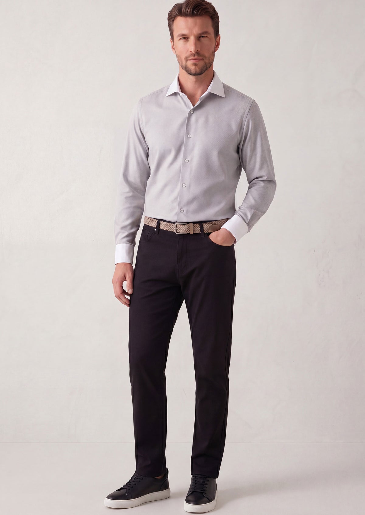 Grey Long Sleeve Shirt