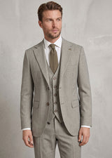 Khaki Three-Piece Suit