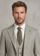 Khaki Three-Piece Suit