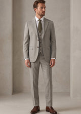 Khaki Three-Piece Suit