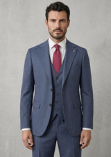 Royal Blue Three-Piece Suit