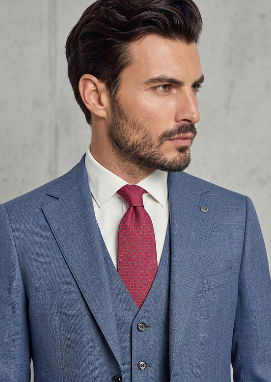 Royal Blue Three-Piece Suit