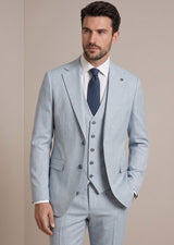 Blue Three-Piece Suit
