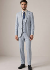 Blue Three-Piece Suit