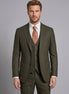 Khaki Three-Piece Suit