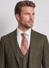 Khaki Three-Piece Suit