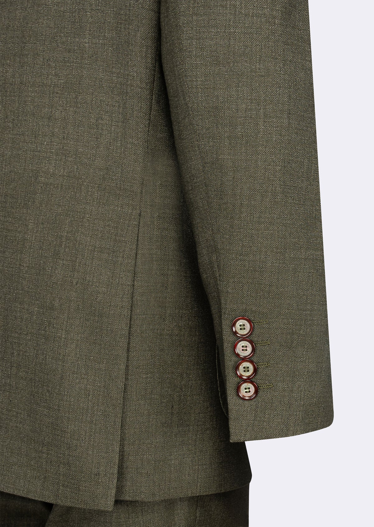 Khaki Three-Piece Suit