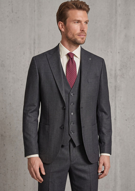 Navy Three-Piece Suit