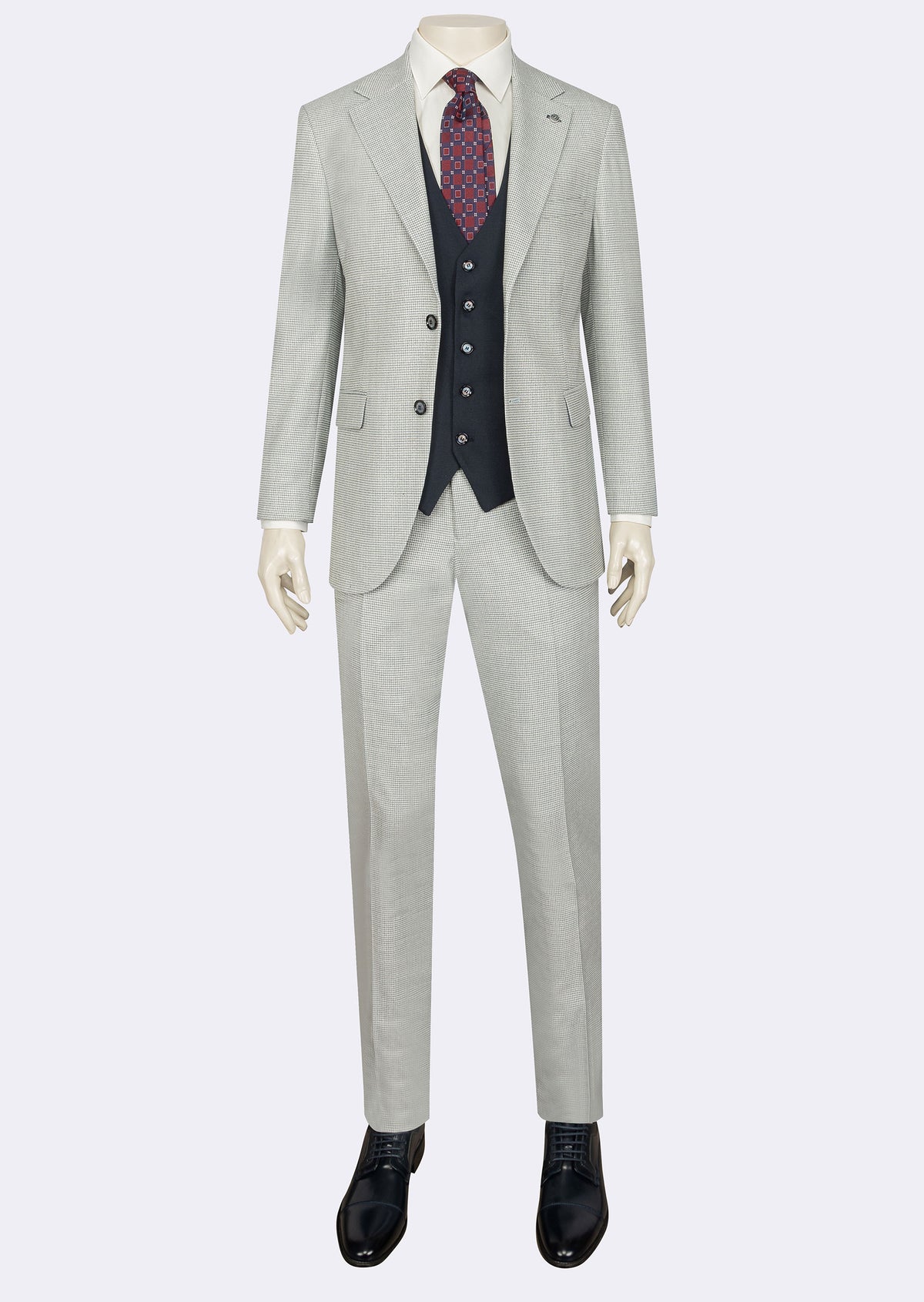 Blue Three-Piece Suit